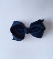 strik op clip klein: donkerblauw